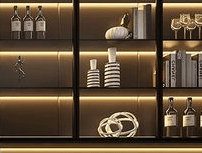 嵌入式书柜层板灯